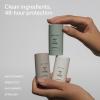 imageSALT ampamp STONE Aluminum Free Deodorant  Extra Strength 48 Hour Protection for Women ampamp Men  Made with Seaweed Extracts Shea Butter ampamp Prebiotics Saffron ampamp CedarMini Deodorant Discovery Set