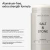 imageSALT ampamp STONE Aluminum Free Deodorant  Extra Strength 48 Hour Protection for Women ampamp Men  Made with Seaweed Extracts Shea Butter ampamp Prebiotics Saffron ampamp CedarTrio