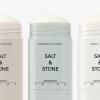 imageSALT ampamp STONE Aluminum Free Deodorant  Extra Strength 48 Hour Protection for Women ampamp Men  Made with Seaweed Extracts Shea Butter ampamp Prebiotics Saffron ampamp CedarMini Deodorant Discovery Set