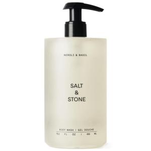 imageSalt ampamp Stone Body Wash with Antioxidants for Deep Moisture  For Women ampamp Men Sulfate Paraben ampamp Dye Free Leaving Skin Soft and Hydrated  Bergamot ampamp Hinoki 152 fl ozNeroli  Basil  152 fl oz